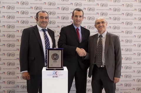 Fagor Ederlan receives `best plant' Industrial Excellence award 2015 from PSA Peugeot Citroën