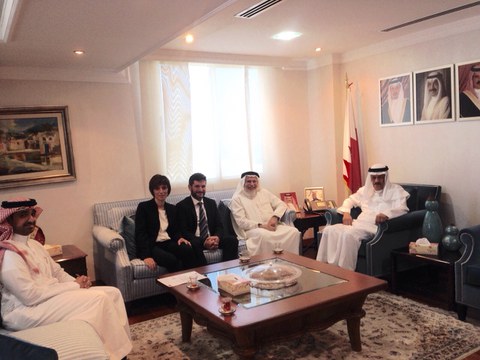 The Kingdom of Bahrain's Health Minister welcomes   Smart Health Services (Mondragon Health)