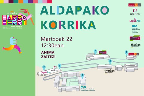 55 kilómetros y diversas iniciativas de las cooperativas de MONDRAGON en Korrika