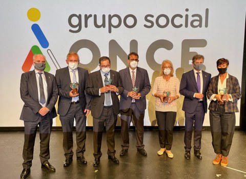 Acto de entrega de los premios "Solidarios ONCE"