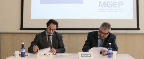 Acuerdo de colaboración entre Mondragon Unibertsitatea y Siemens 