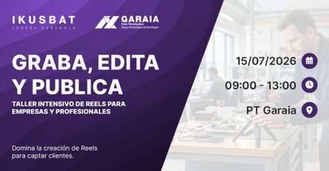 Graba, edita y publica: Taller intensivo de Reels para empresas y profesionales