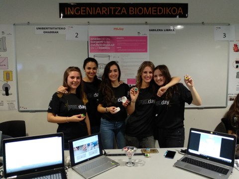 Alumnas de Ingeniería Biomédica se llevan el premio al mejor proyecto en la IV edición del PBL Day