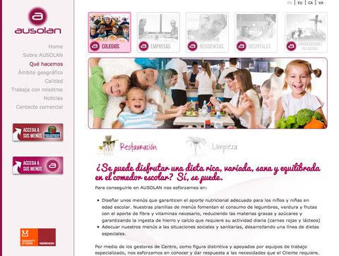 Ausolan estrena un sitio web más intuitivo y funcional