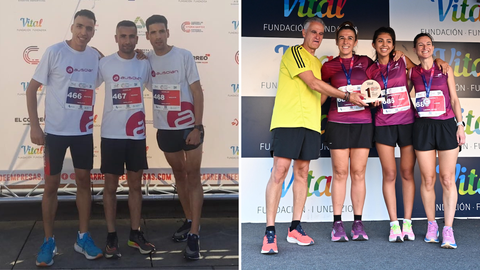 Ausolan y Laboral Kutxa ganan la carrera de empresas de Vitoria-Gasteiz