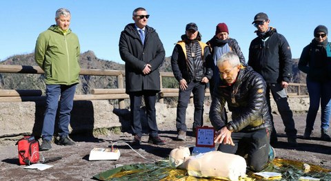 Bexen Cardio equipa el Parque Nacional del Vesubio con sus desfibriladores Reanibex