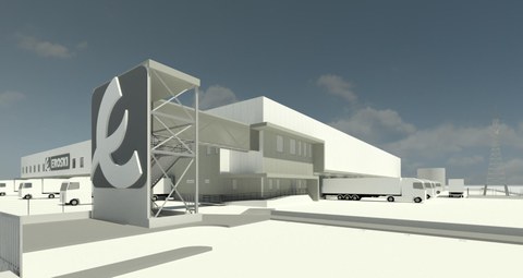 Buen ritmo en las obras de la nueva plataforma logística de EROSKI en Vitoria