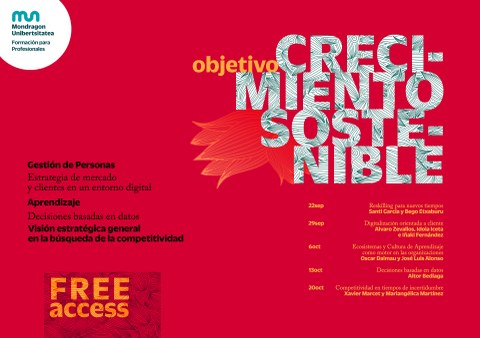 Ciclo de webinars sobre el crecimiento sostenible en la empresa