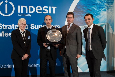 Copreci premiado por Indesit como proveedor Innovador