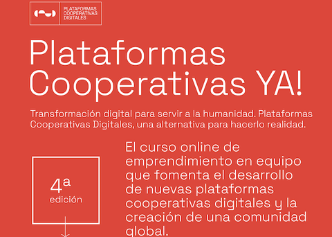 Cuarta edición de "Plataformas Cooperativas ¡Ya!"