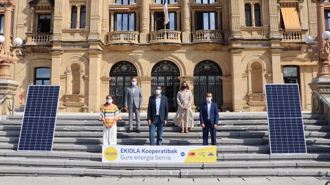 Donostia será la primera capital en promover la cooperativa energética Ekiola