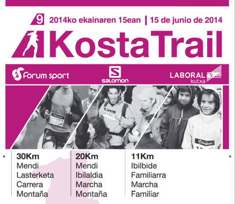 El 1 de abril se abre el plazo de las inscripciones online de la Kosta Trail 2014