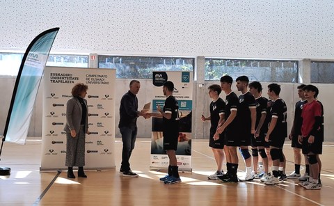 El Campeonato de Euskadi de Deporte Universitario organizado por Mondragon Unibertsitatea reúne a medio millar de estudiantes
