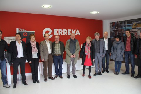 El diputado general de Gipuzkoa visita Matz-Erreka 