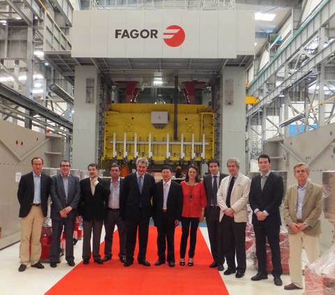 El presidente del Congreso visita el Parque Industrial de MONDRAGON en China