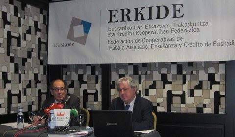 ERKIDE realiza una valoración positiva del ejercicio 2012 con un total de 44.239 empleos y 844 cooperativas asociadas