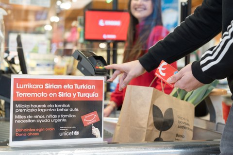 Eroski activa una campaña de ayuda a los afectados por los terremotos de Siria y Turquía