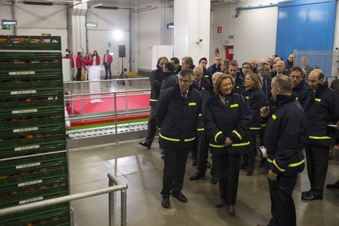 Eroski inaugura una innovadora automatización en su plataforma logística de Zaragoza