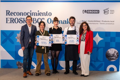 Eroski y Basque Culinary Center premian la innovación gastronómica
