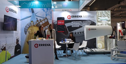 Erreka presentó en la feria WindEurope su innovadora tecnología Erreka Digital Bolt