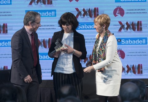 ERREKA recibe el galardón a la "Internacionalización Empresarial" de la Cámara de Gipuzkoa