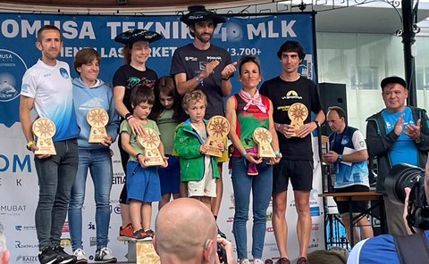 Éxito de la primera Domusa Teknik 40 MLK mendi lasterketa