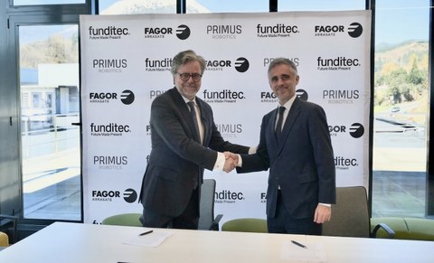 Fagor Arrasate y Funditec crean Primus Robotics, una joint venture tecnológica para desarrollar y fabricar robots humanoides en Europa