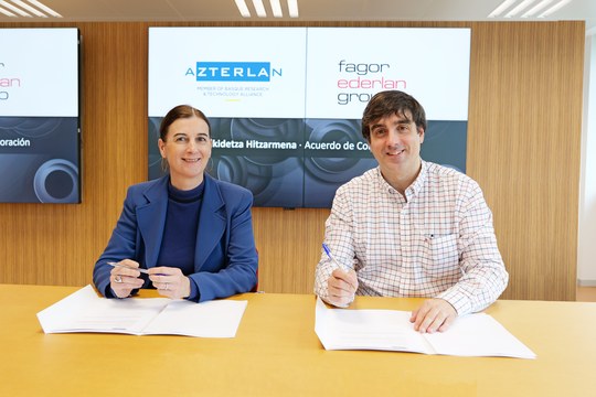 Fagor Ederlan y Azterlan refuerzan su alianza para impulsar la innovación industrial