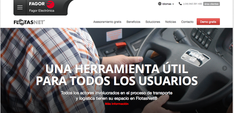 Fagor Electrónica lanza FlotasNet Mobile, la nueva aplicación de Android para gestionar la flota desde un smartphone