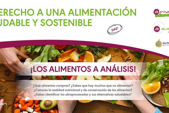 Fundación Ausolan y Nutrición sin fronteras lanzan una campaña sobre la alimentación saludable y sostenible