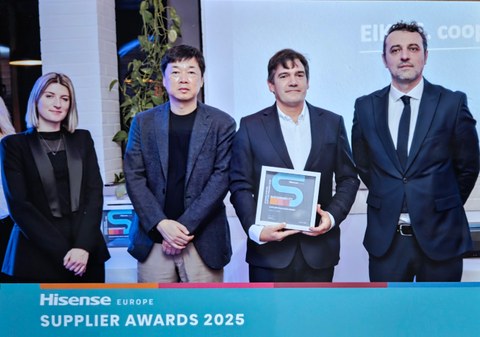 Hisense premia a Eika como mejor proveedor