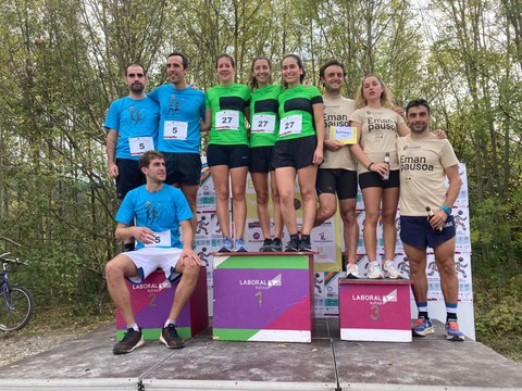 Ikerlan, Goiener y Fagor Electrónica, los más rápidos en la carrera solidaria
