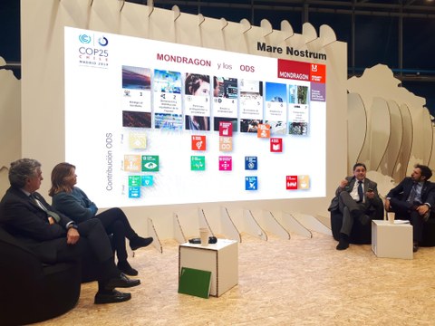 MONDRAGON participa en la cumbre sobre el cambio climático COP25 con una ponencia sobre su aportación a la sociedad