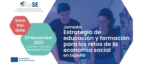 Jornada sobre educación y formación para los retos de la economía social
