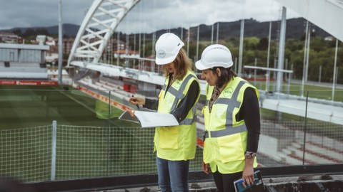 KREAN dirige las obras de remodelación de las instalaciones deportivas del Athletic Club de Bilbao