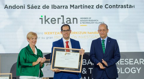 Premio para Andoni Sáez de Ibarra, investigador en Ikerlan