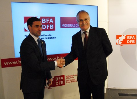 La Diputación Foral de Bizkaia y Fundación MONDRAGON alcanzan un acuerdo para promover nuevas iniciativas empresariales