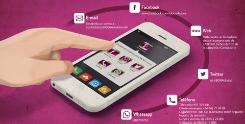 Laboral Kutxa activa el canal WhatsApp