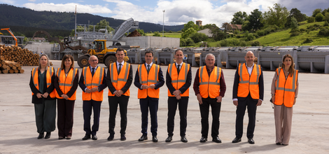 Lana y Etorki inauguran el aserradero más eficiente del sur de Europa
