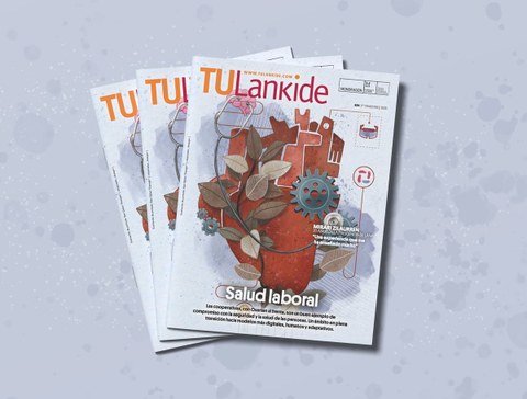 La salud laboral, tema central en el nuevo número de TU Lankide