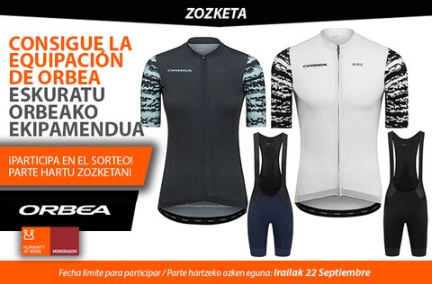 Llévate una equipación ciclista Orbea