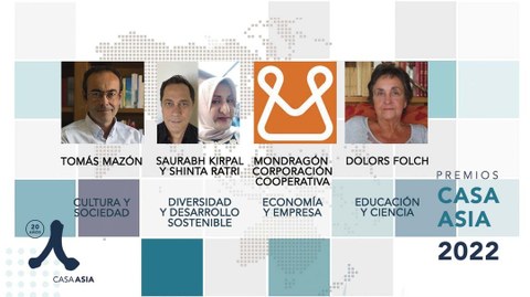 Los "Premios Casa Asia 2022" reconocen a MONDRAGON
