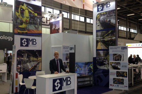 MB SISTEMAS presenta sus soluciones desarrolladas para el sector del ferrocarril en la feria INNOTRANS de Alemania