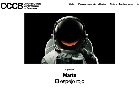 MONDRAGON en la exposición "Marte, el espejo rojo" del Centre de Cultura Contemporània de Barcelona