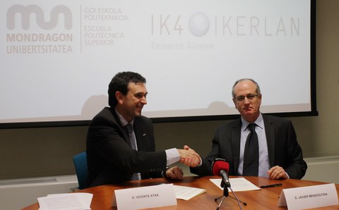 Convenio entre MU e IK4-Ikerlan para que investigadores desarrollen sus tesis en la universidad