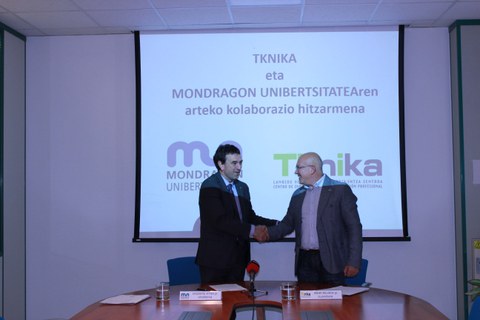 Mondragon Unibertsitatea y Tknika impulsarán la cooperación entre universidad y Formación Profesional