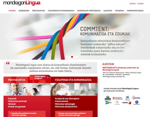MondragonLingua renueva su imagen