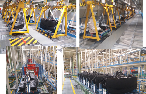 MSI Grupo desarrolla la instalación del transporte automático en Mercedes Benz Vitoria
