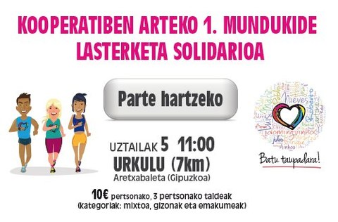 Mundukide organiza la primera carrera solidaria entre cooperativas