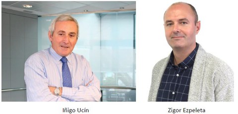 Iñigo Ucín, nuevo vicepresidente de la División de Automatización Industrial, y Zigor Ezpeleta, nuevo director de Gestión Social